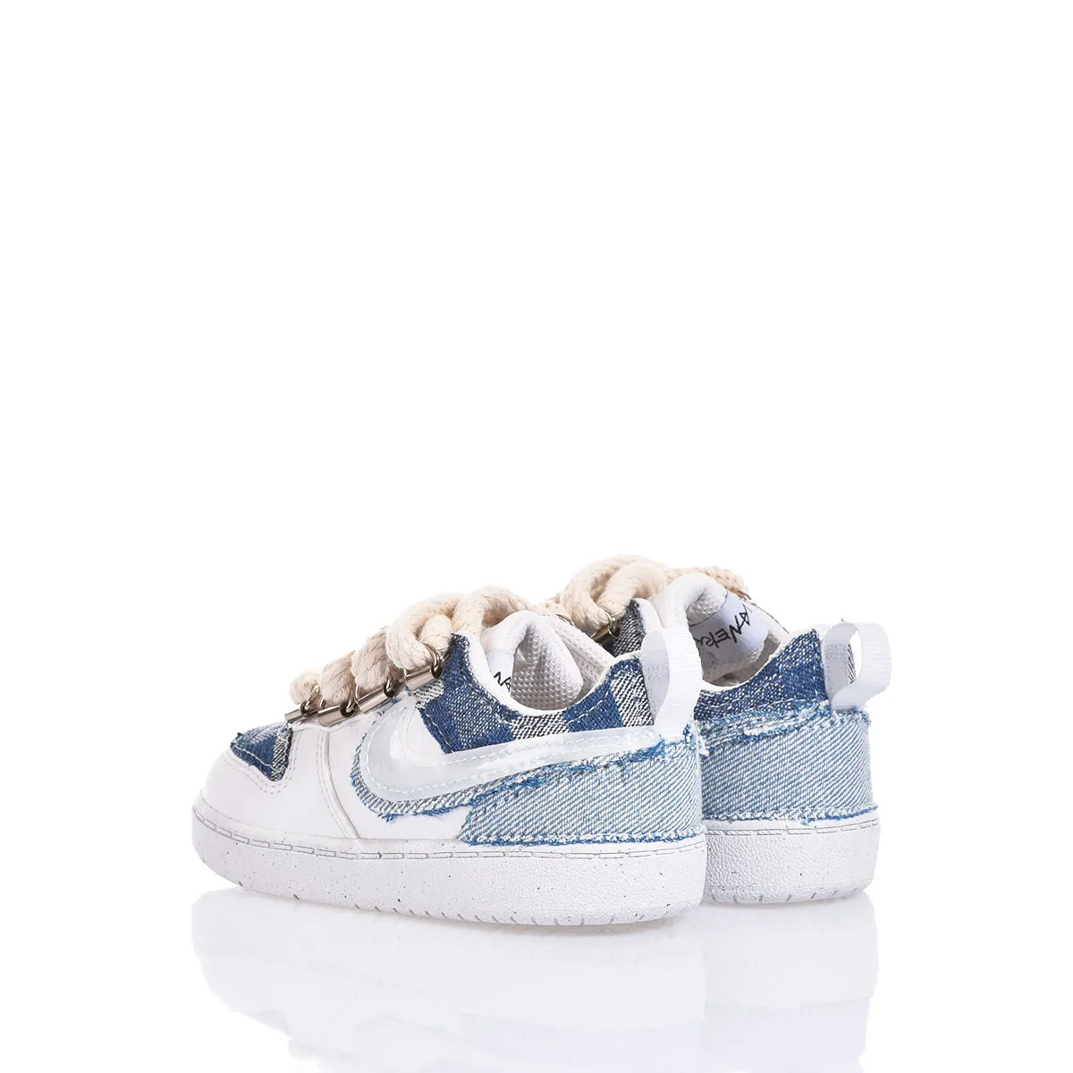 Nike Baby Denim Check Court Vision 