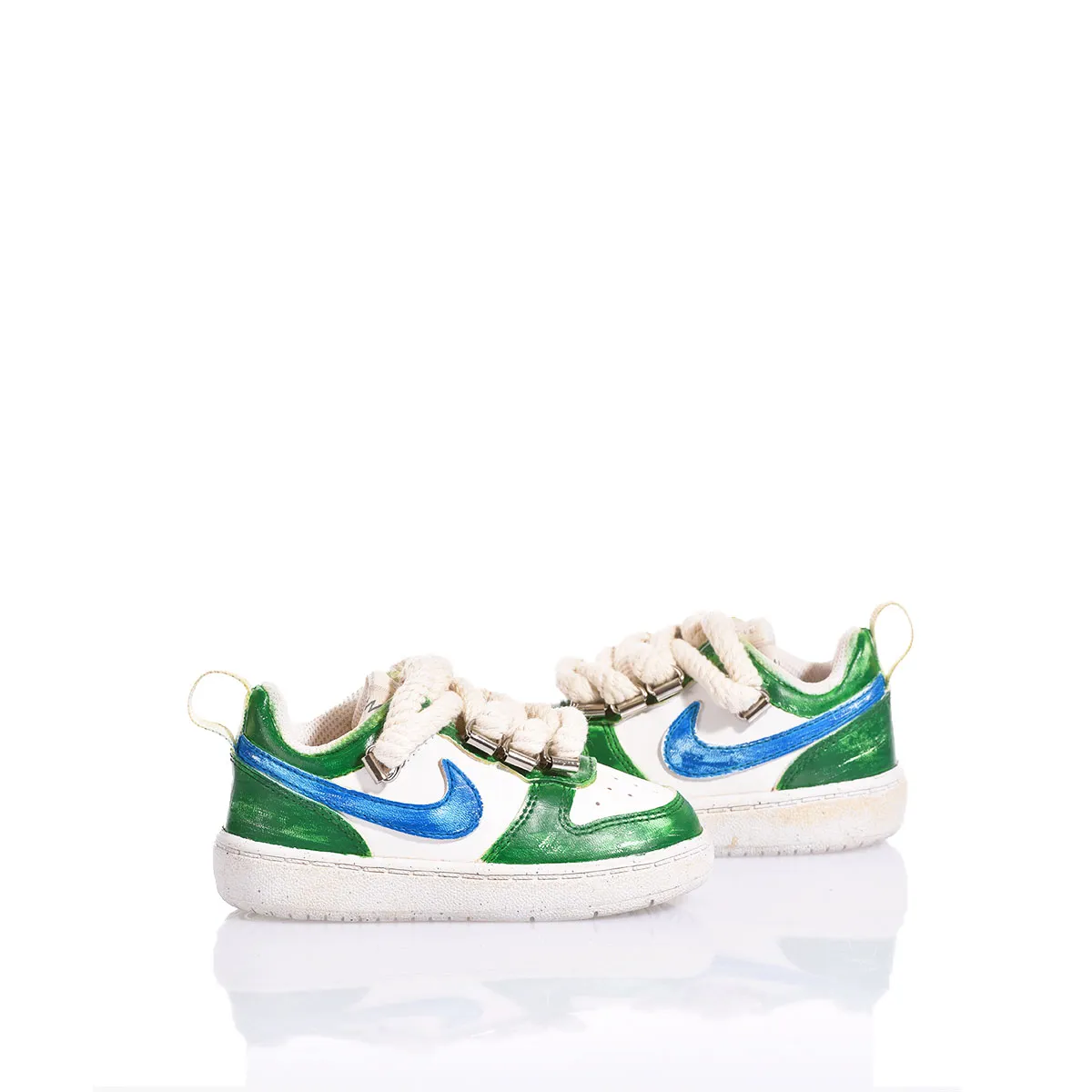 Nike Baby Green Vintage Court Vision Painted, Special