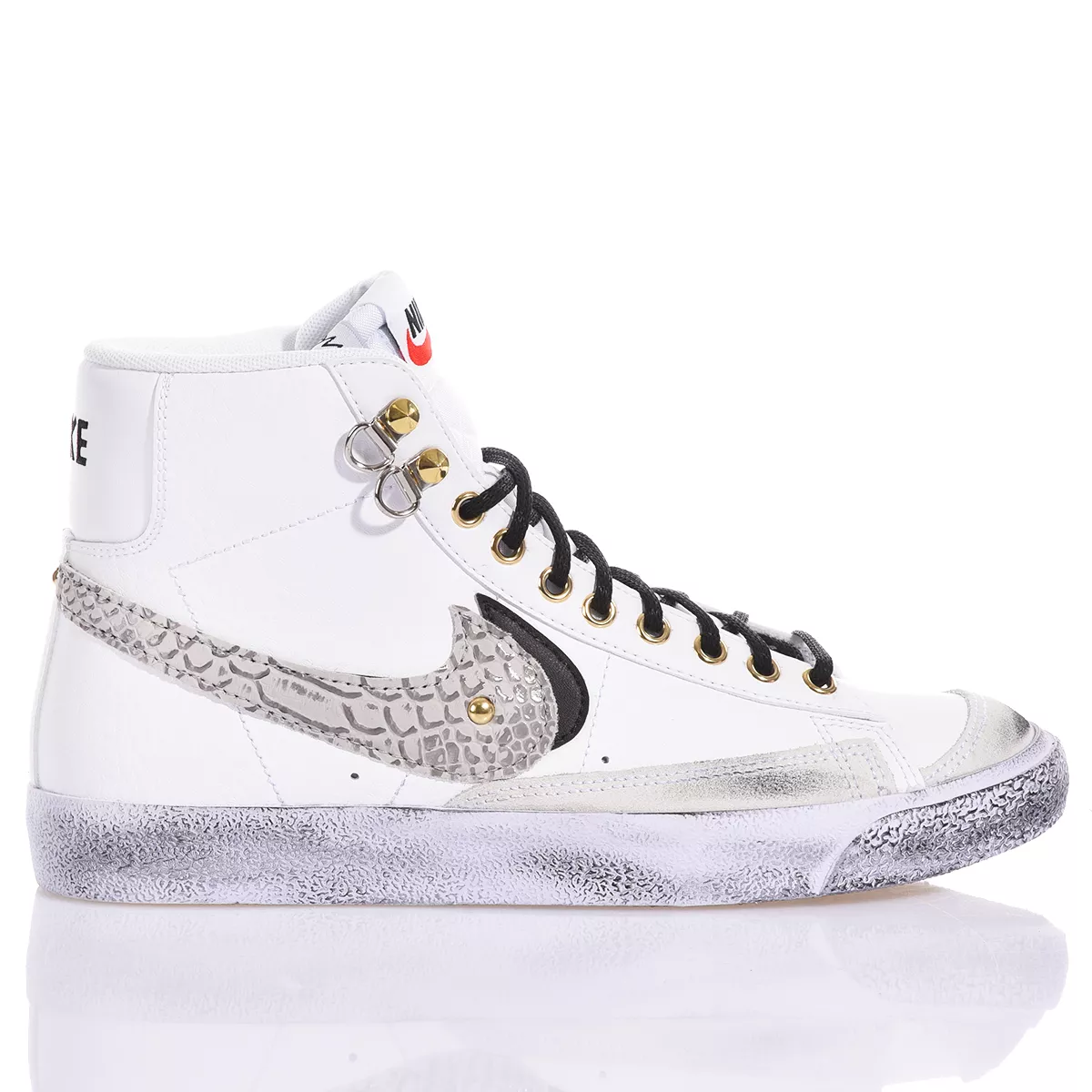 Nike blazer mid 77 vintage reptile white/sail best sale