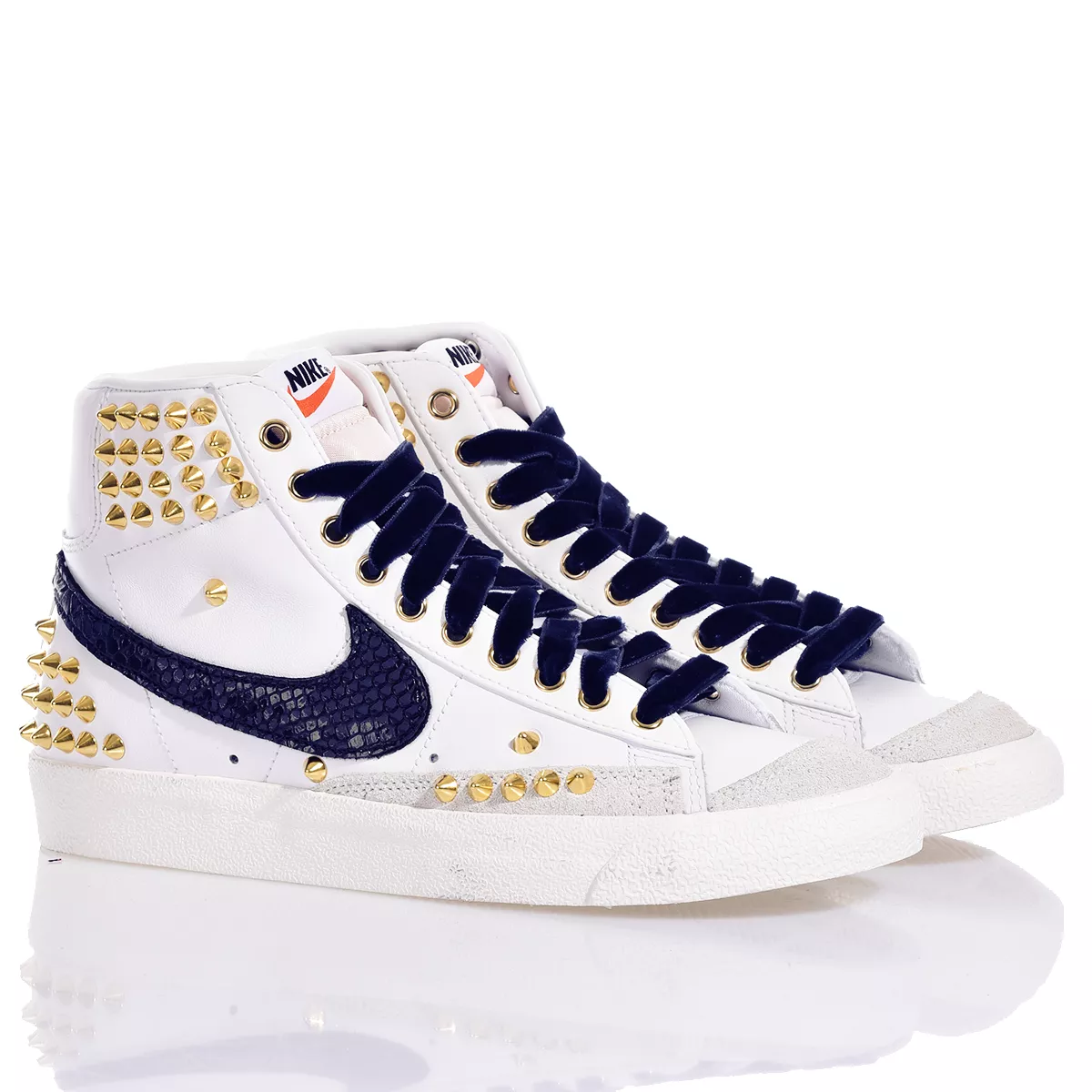 Blue and gold nikes online