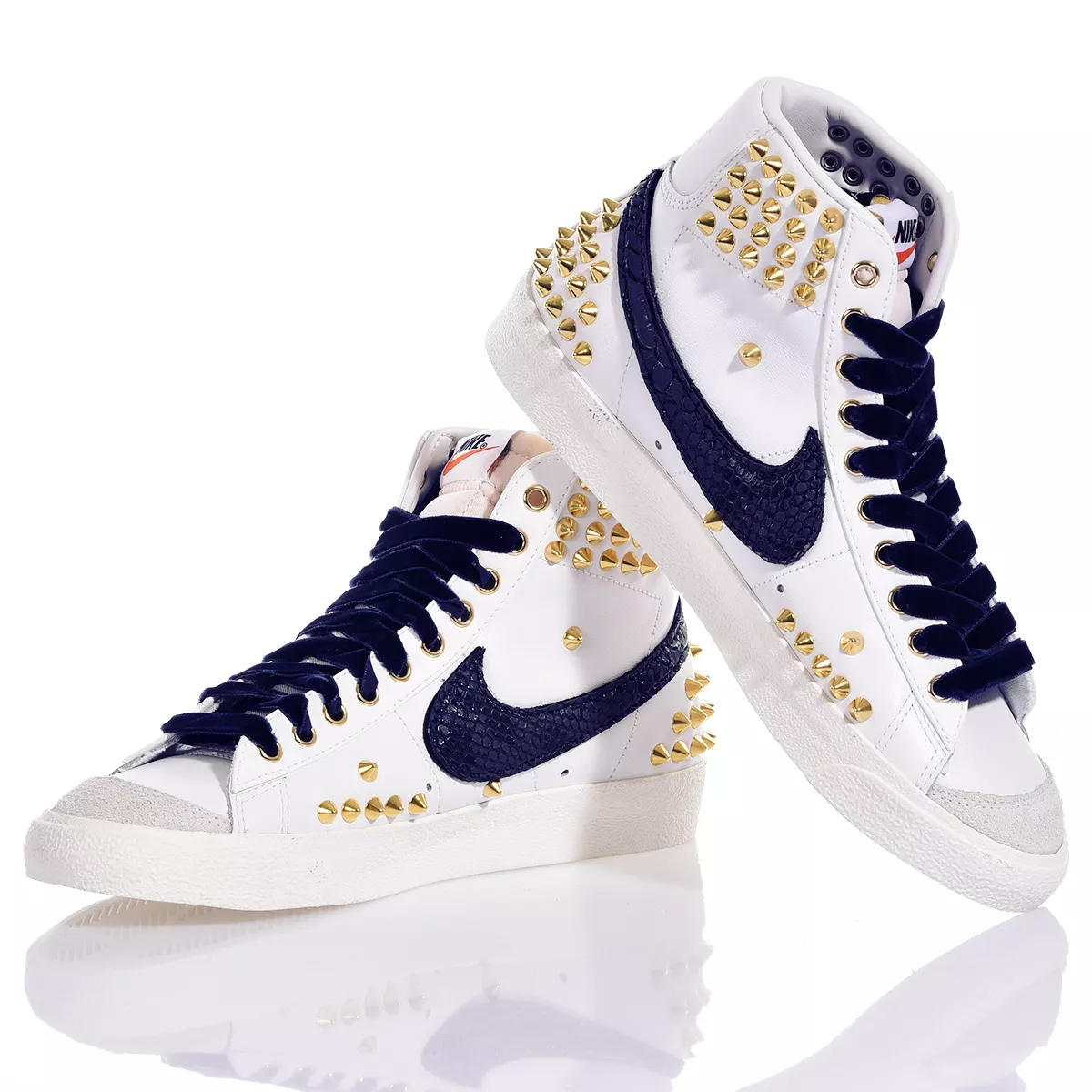 Nike Blazer Gold Blue Personalizzate