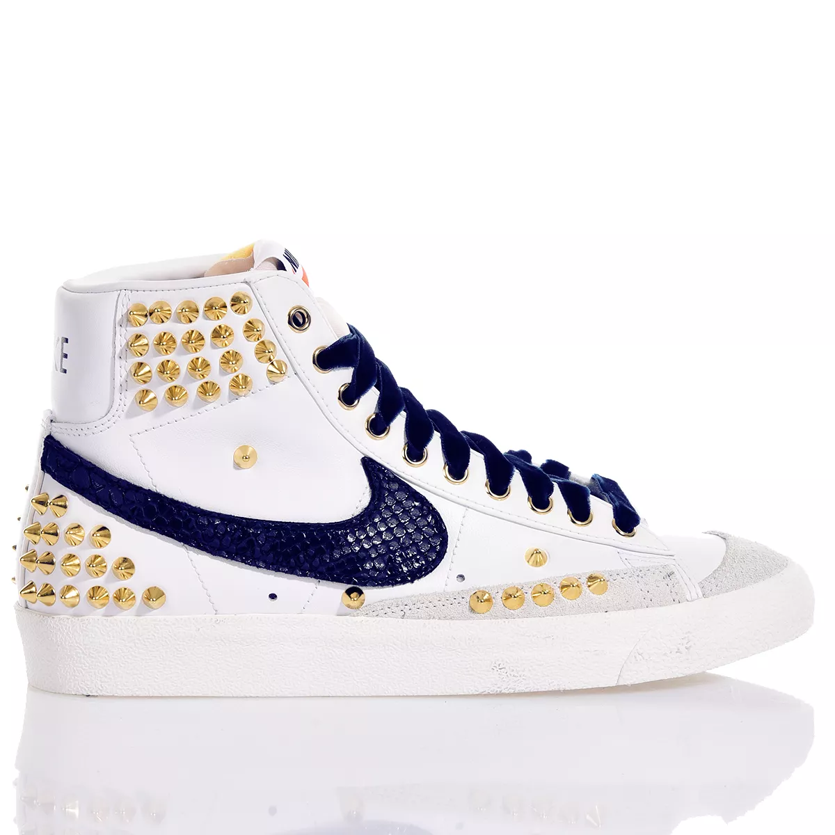 Nike blazer high womens gold online