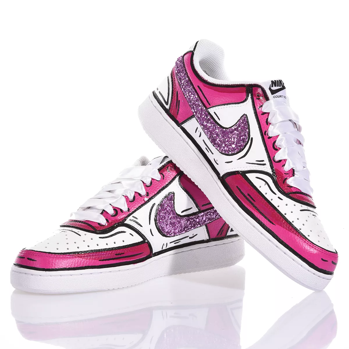 Nike Comics Cherry  Peint, Paillettes