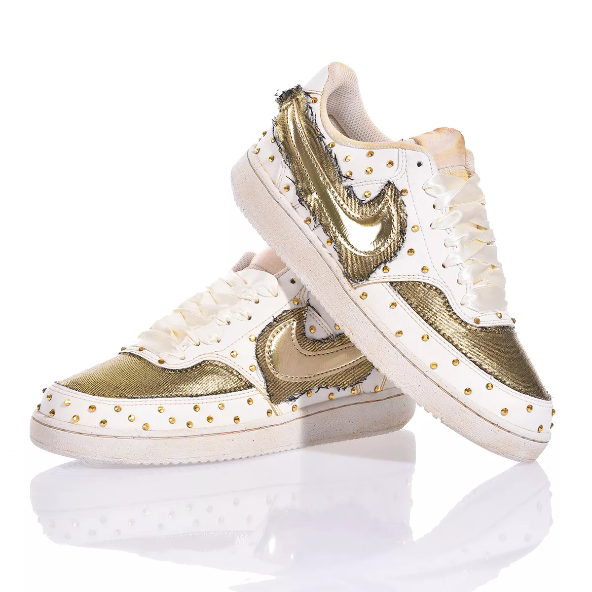 Nike Denim Gold Rain Dunk Special, Swarovski