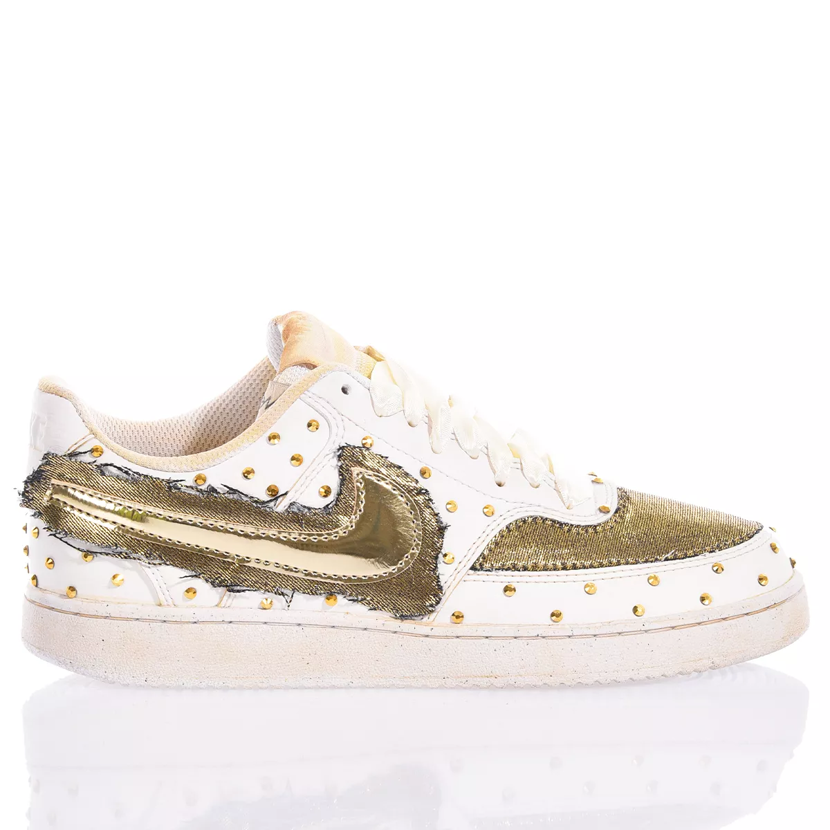 Nike Denim Gold Rain Dunk Special, Swarovski