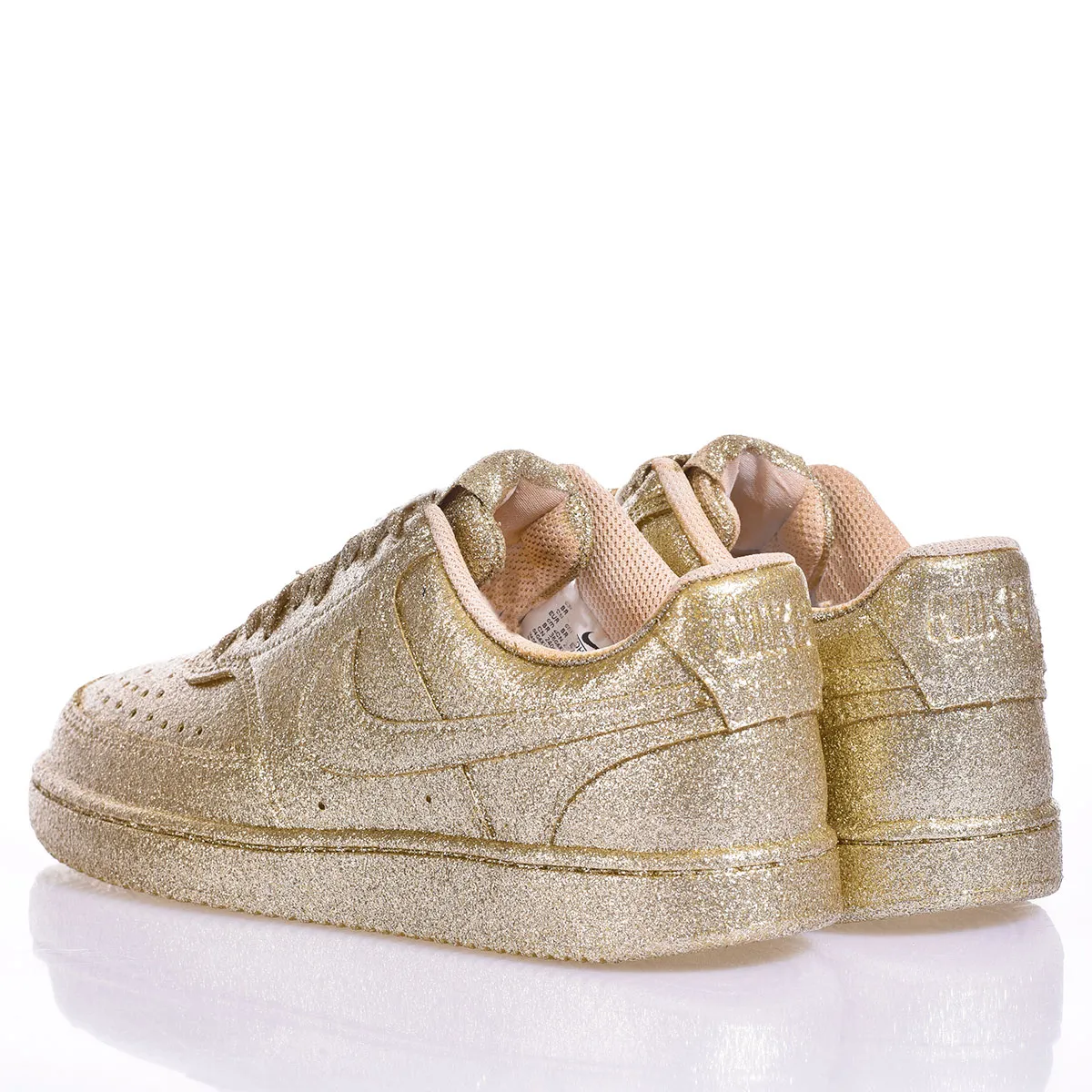 Nike Full Gold Court Vision Glitter