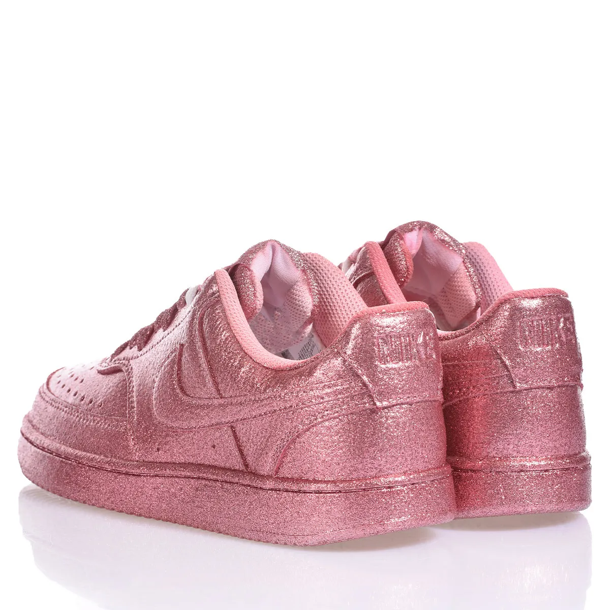 Nike Full Pink Court Vision Glitter