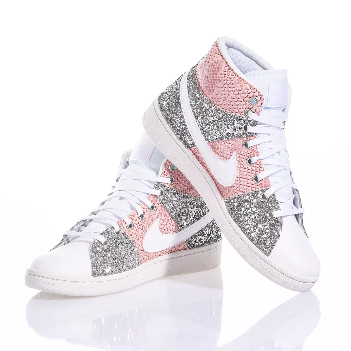 Nike Hi Pink Glam Court Vision Glitter, Special