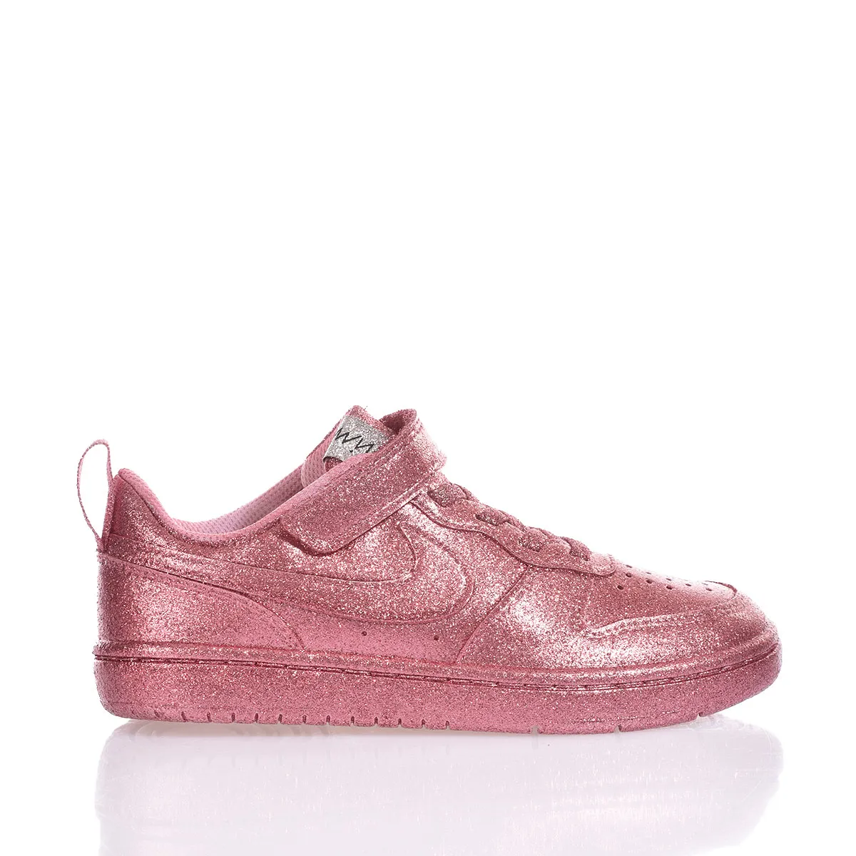 Nike Junior Full Pink Court Vision Glitter