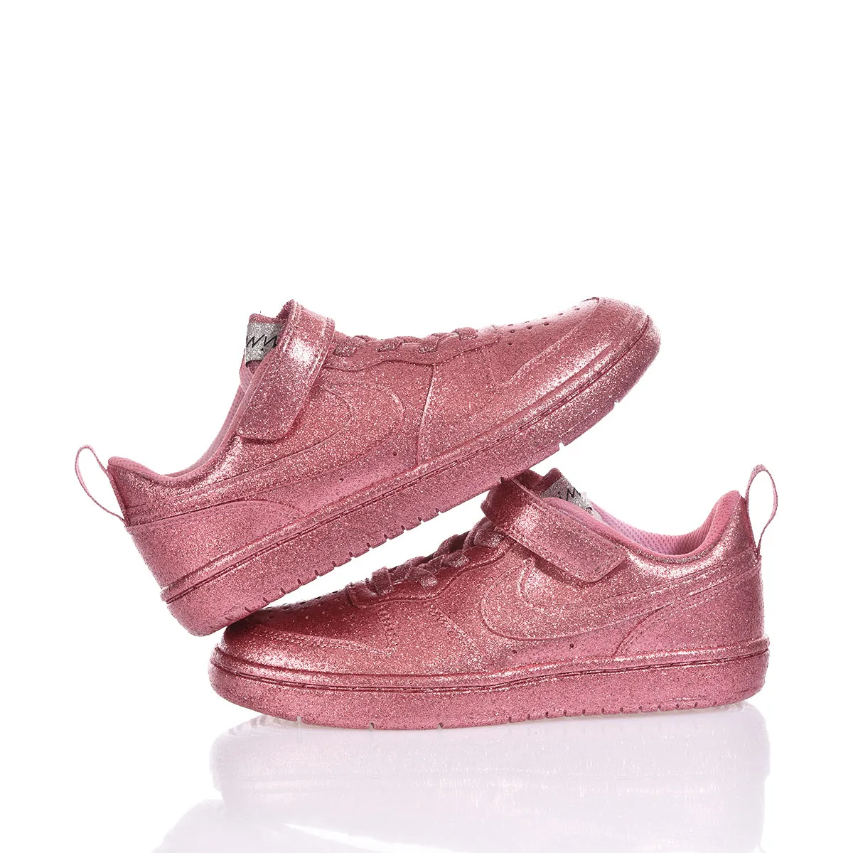 Nike Junior Full Pink Court Vision Glitter