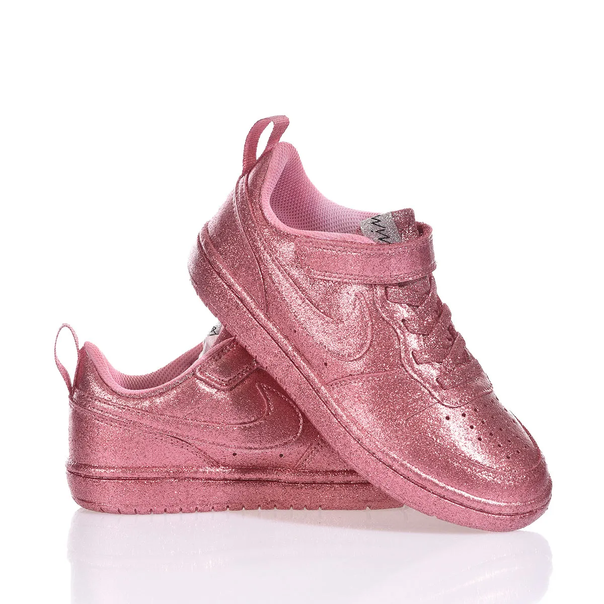 Nike Junior Full Pink Court Vision Glitter