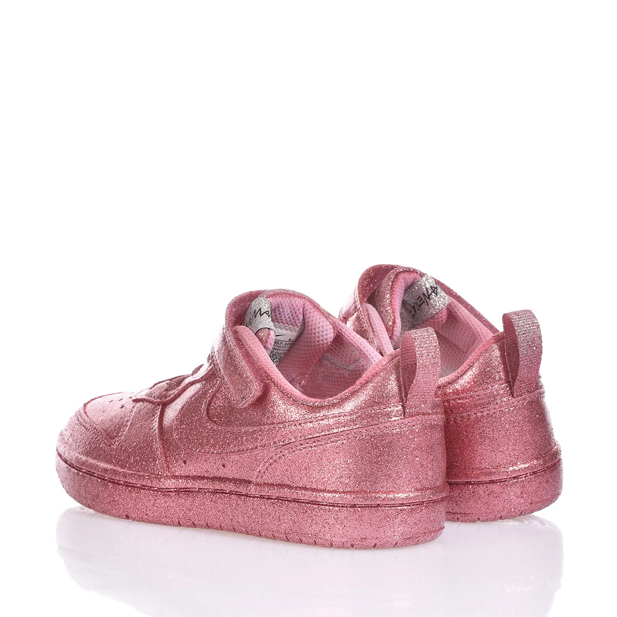 Nike Junior Full Pink Court Vision Glitter