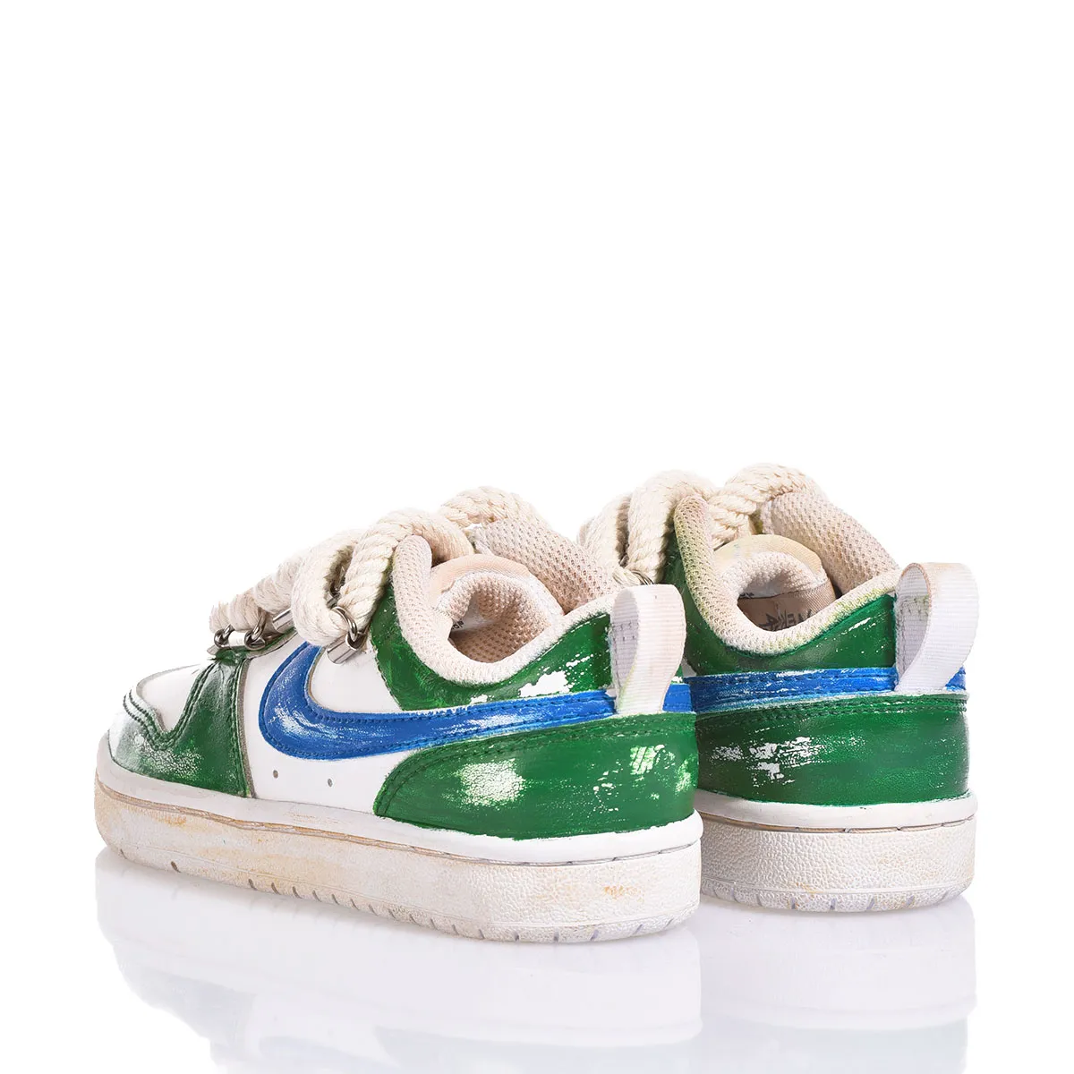 Nike Junior Green Vintage Court Vision Gemalt, Special