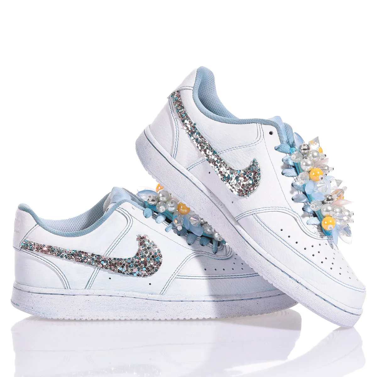 Nike Light Blue Ice Court Vision Glitter, Special