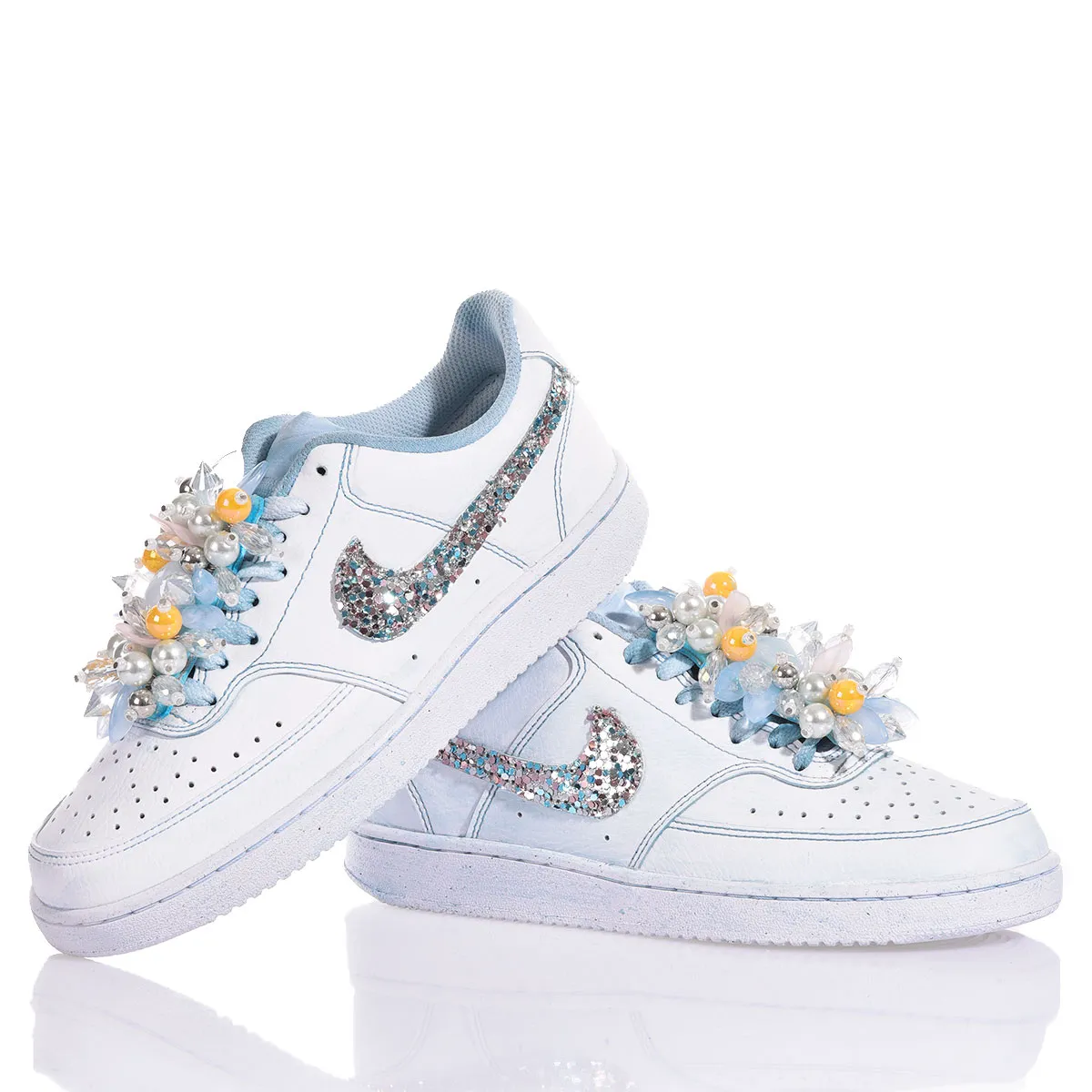 Nike Light Blue Ice Court Vision Glitter, Special