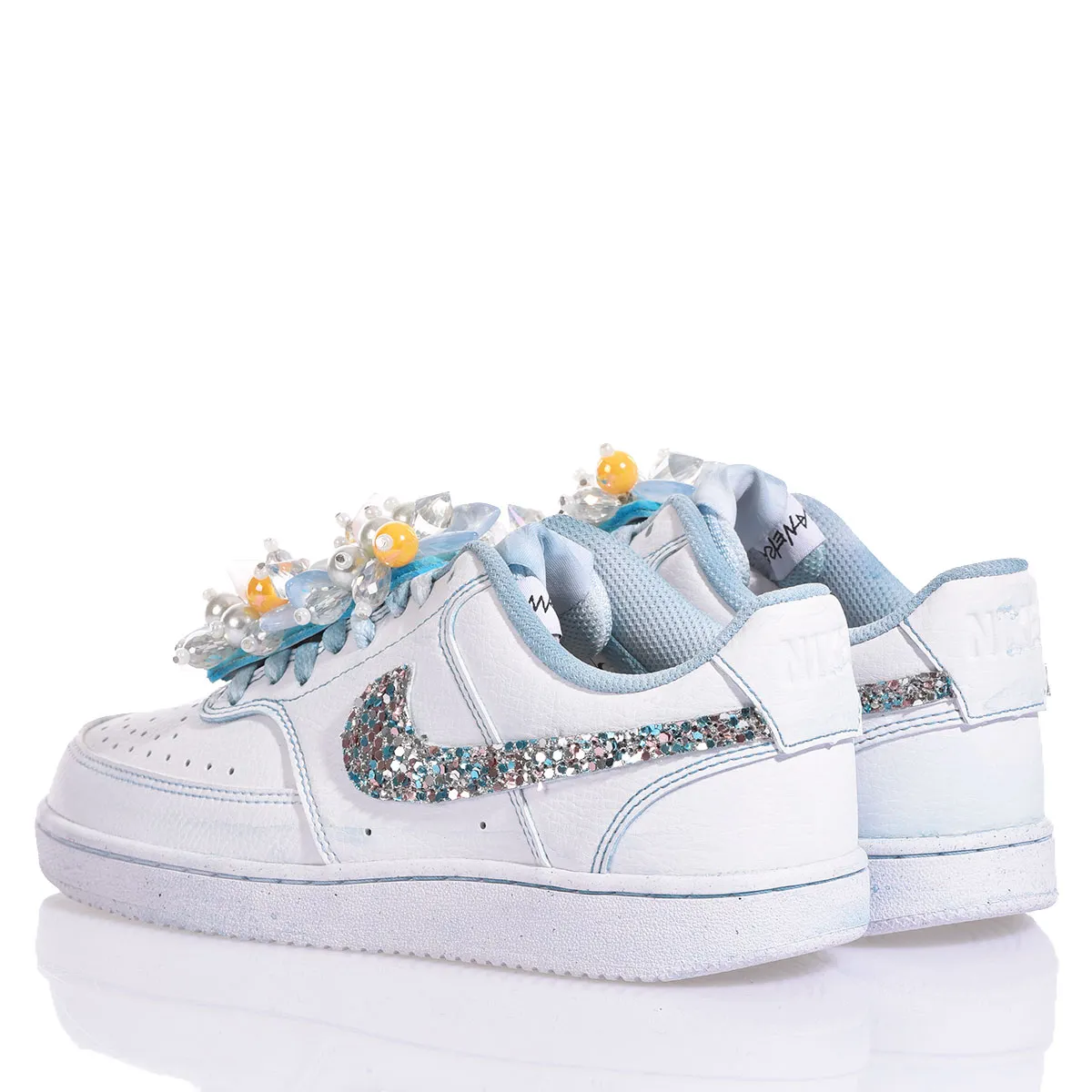 Nike Light Blue Ice Court Vision Glitter, Special