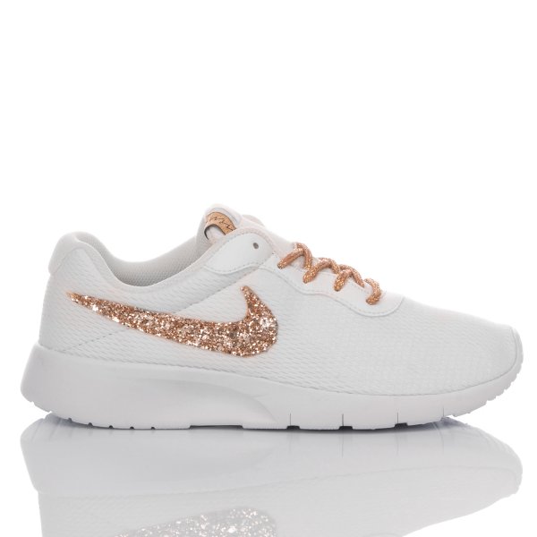 womens white nike shoes with gold swoosh